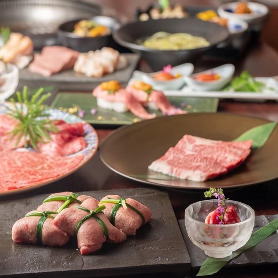 素敵な記念日にはコースがオススメ！とびうしは全席が完全個室の和牛焼肉のお店⭐︎「飯田橋駅」すぐ！「黒毛和牛」が自慢の「焼…