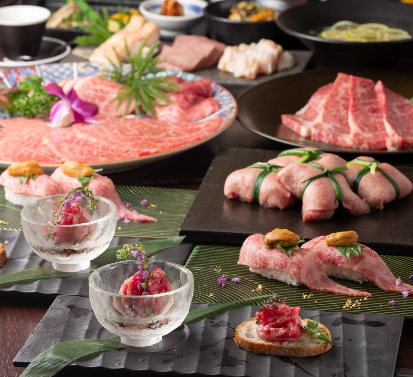 素敵な記念日にはコースがオススメ！とびうしは全席が完全個室の和牛焼肉のお店⭐︎「飯田橋駅」すぐ！「黒毛和牛」が自慢の「焼…