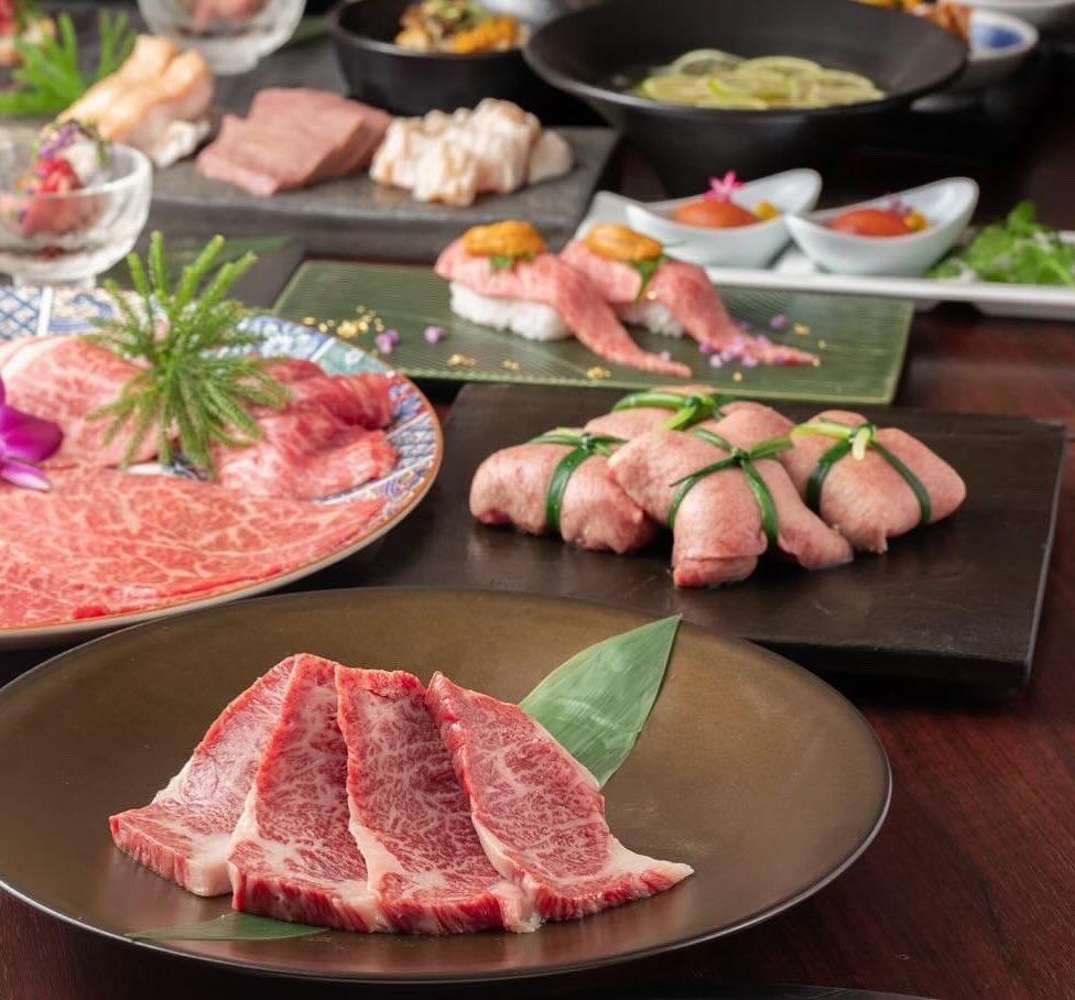 素敵な記念日にはコースがオススメ！とびうしは全席が完全個室の和牛焼肉のお店⭐︎「飯田橋駅」すぐ！「黒毛和牛」が自慢の「焼…