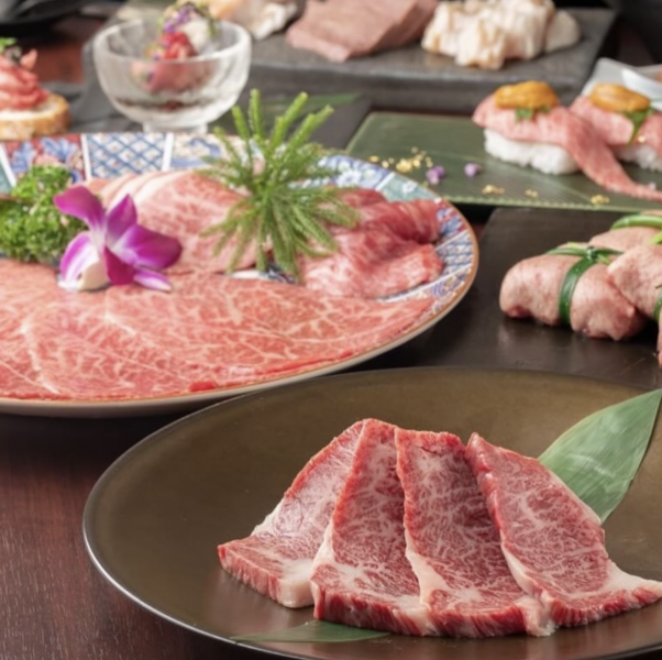 全席が完全個室。和牛焼肉とびうしの上質な空間でゆったりとこだわりの和牛を味わう。