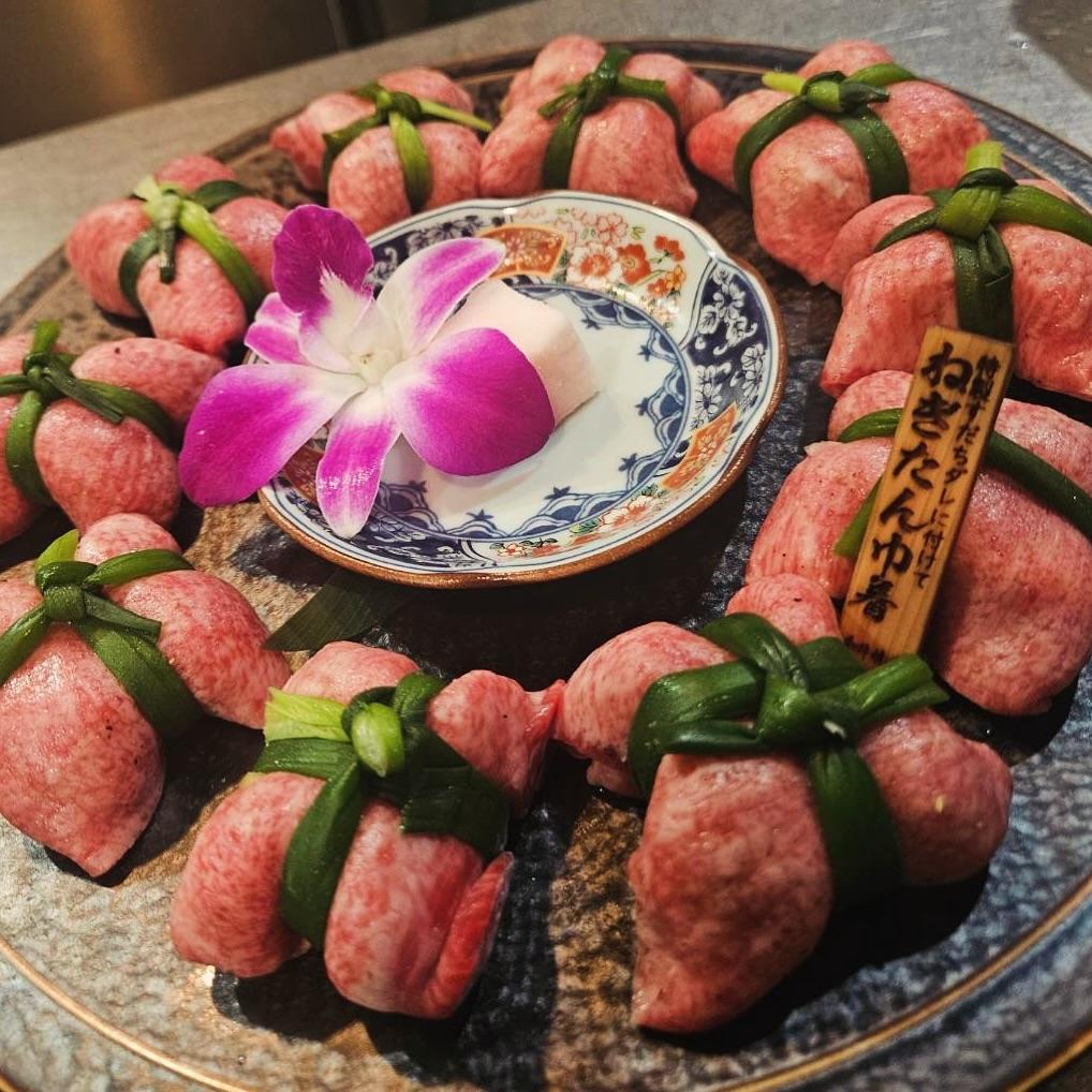 名物ねぎたん巾着はタンの上質な部分だけを使って贅沢な一品⭐︎とびうしは全席が完全個室の和牛焼肉のお店⭐︎「飯田橋駅」すぐ…